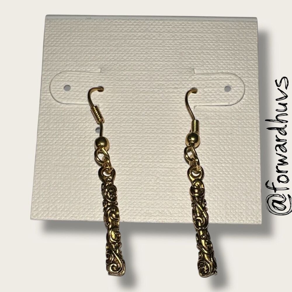 Bundle Sale 3 for $15 | Copper-Tone Dangle Earrings